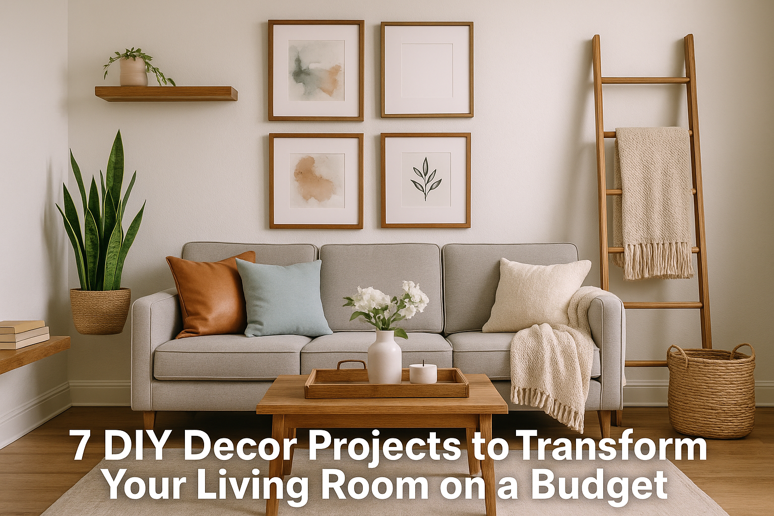 7 DIY Decor Projects to Transform Your Living Room on a Budget