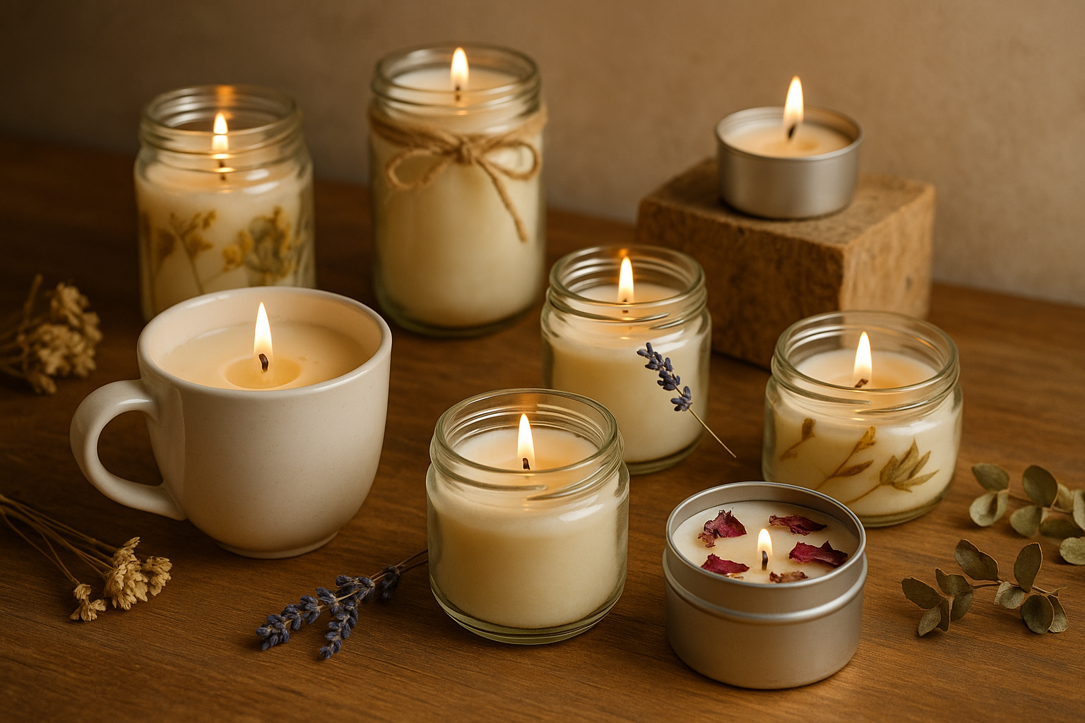 How to Make Scented DIY Candles to Decorate and Refresh Your Home