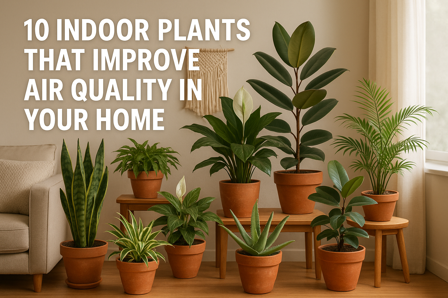 10 Indoor Plants That Improve Air Quality in Your Home
