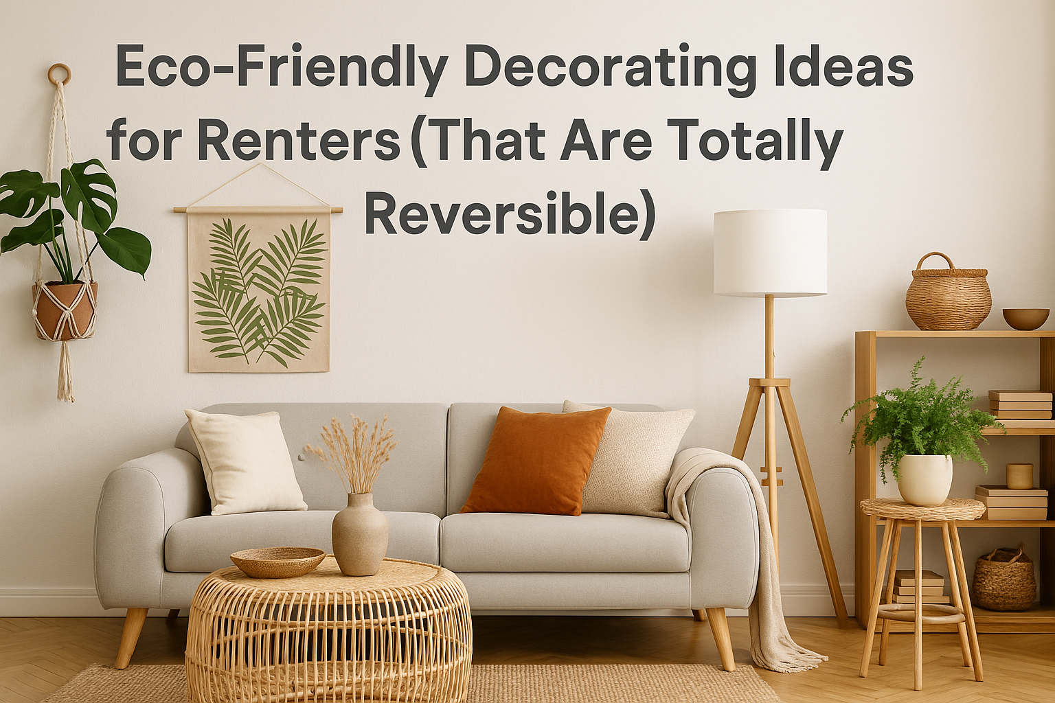 Eco-Friendly Decorating Ideas for Renters (That Are Totally Reversible)